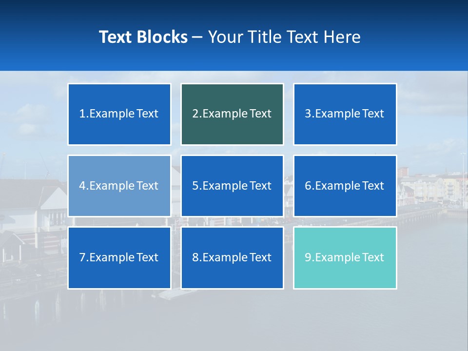 Coastal Sand Old PowerPoint Template