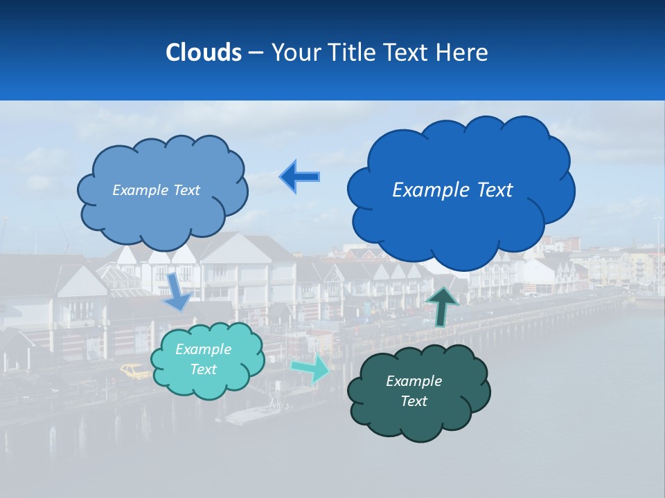 Coastal Sand Old PowerPoint Template