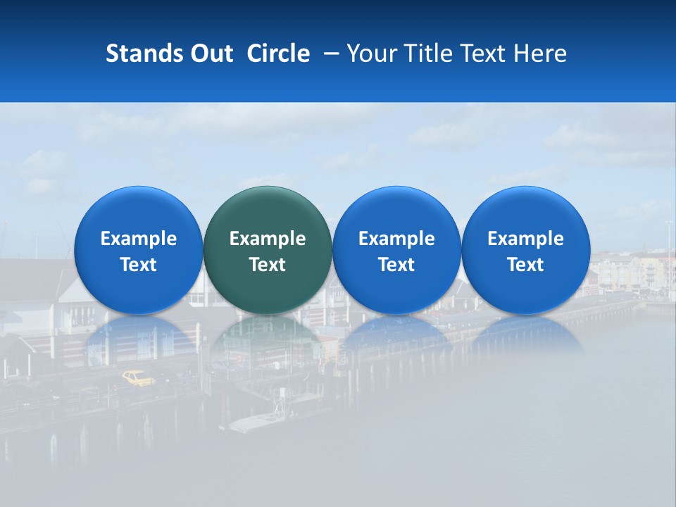 Coastal Sand Old PowerPoint Template