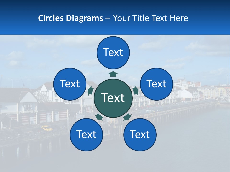Coastal Sand Old PowerPoint Template