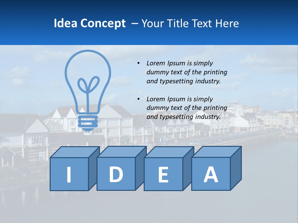 Coastal Sand Old PowerPoint Template