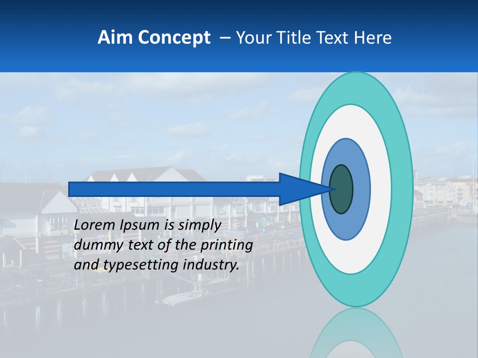 Coastal Sand Old PowerPoint Template