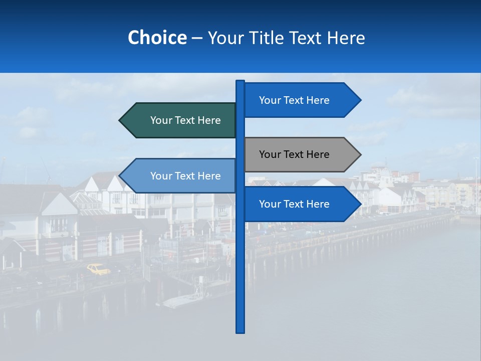 Coastal Sand Old PowerPoint Template