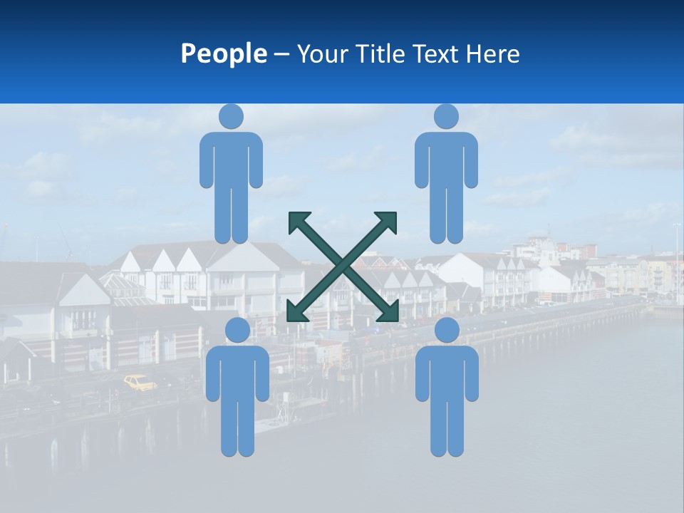 Coastal Sand Old PowerPoint Template