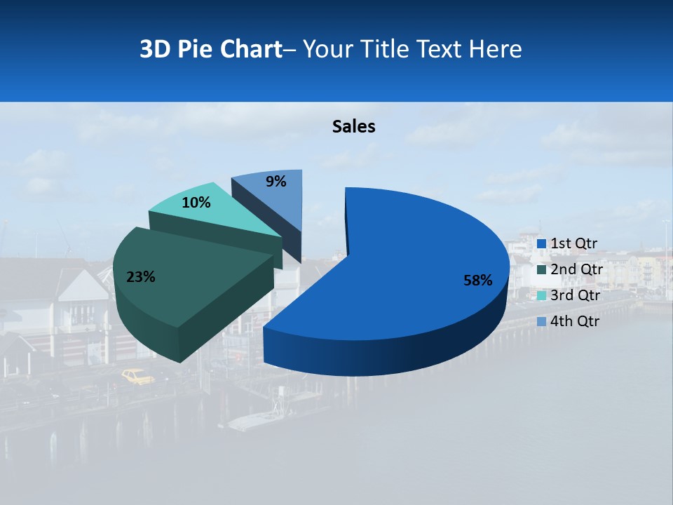 Coastal Sand Old PowerPoint Template