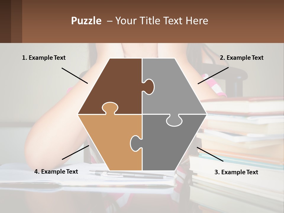 Daughter Portrait Senior PowerPoint Template