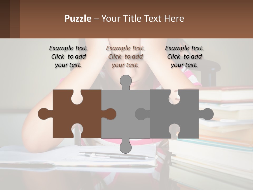 Daughter Portrait Senior PowerPoint Template