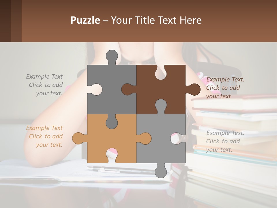 Daughter Portrait Senior PowerPoint Template