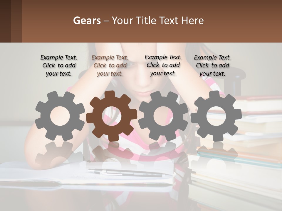 Daughter Portrait Senior PowerPoint Template