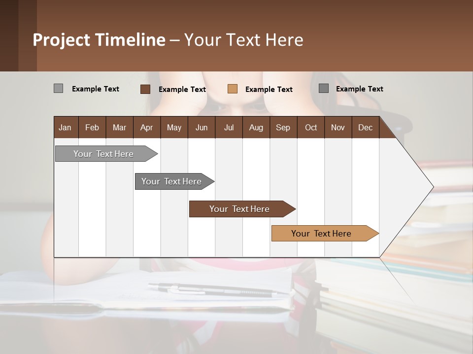 Daughter Portrait Senior PowerPoint Template