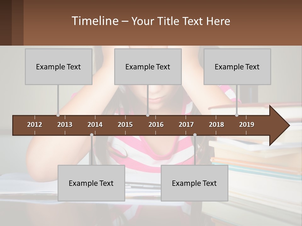 Daughter Portrait Senior PowerPoint Template