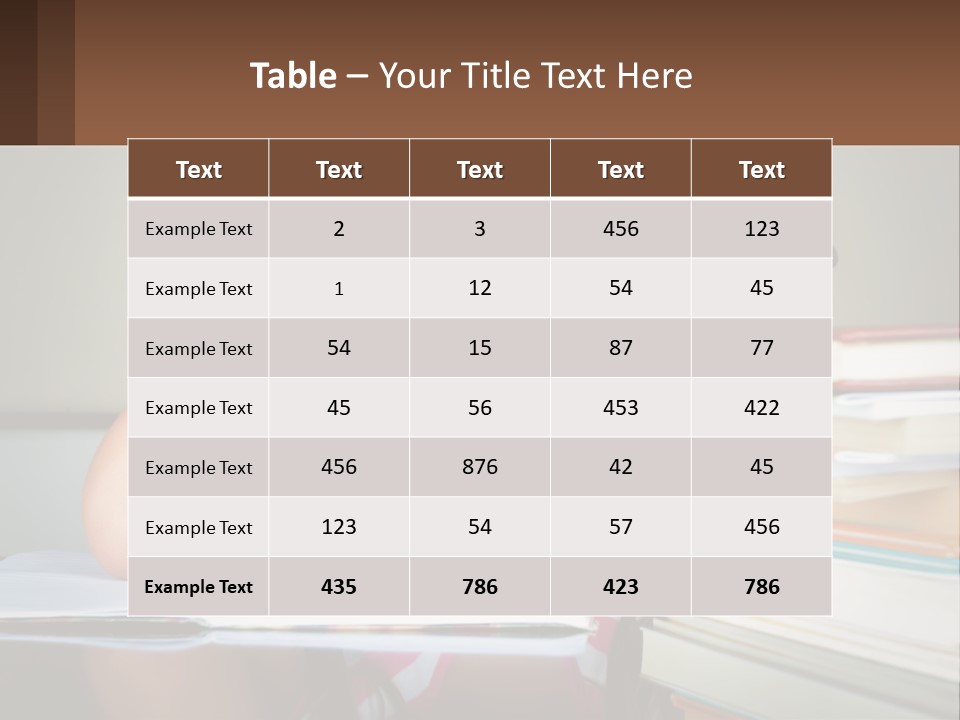 Daughter Portrait Senior PowerPoint Template