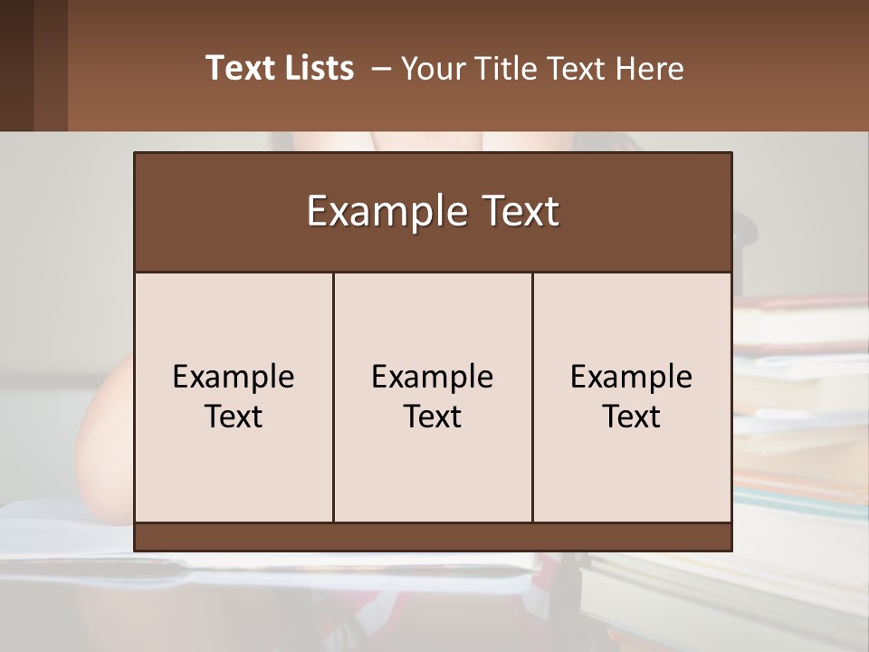 Daughter Portrait Senior PowerPoint Template