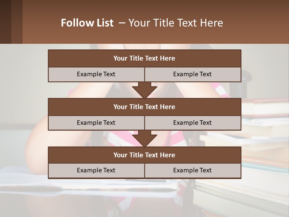 Daughter Portrait Senior PowerPoint Template