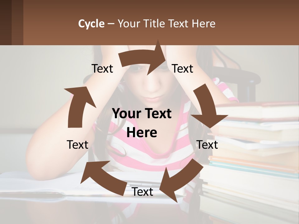 Daughter Portrait Senior PowerPoint Template