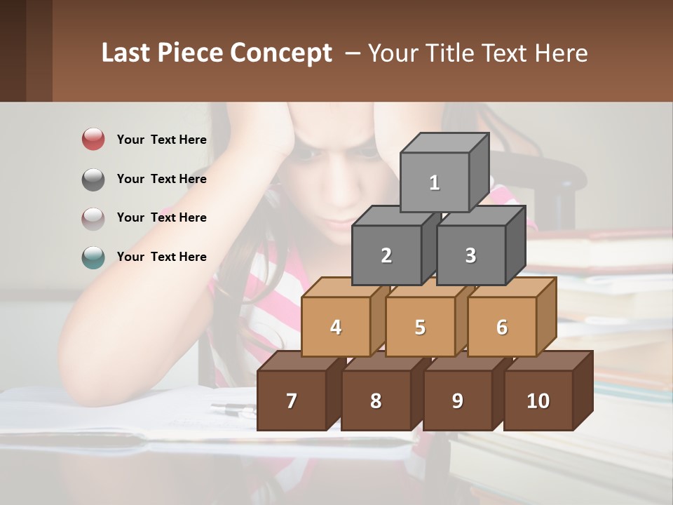 Daughter Portrait Senior PowerPoint Template