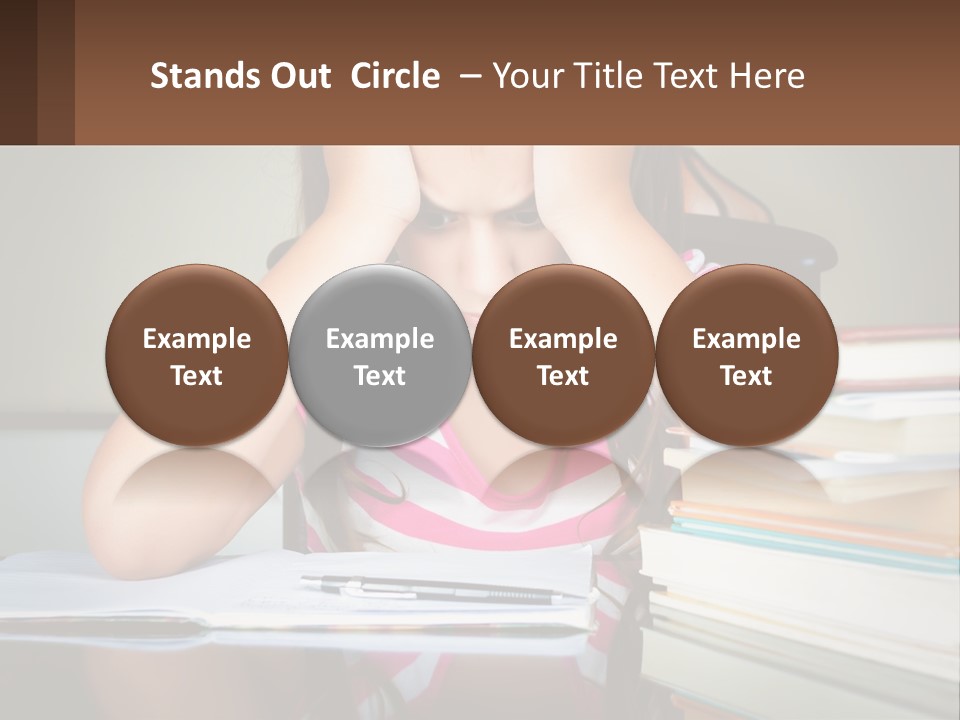 Daughter Portrait Senior PowerPoint Template