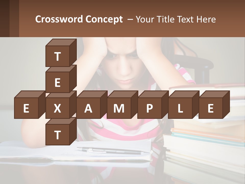 Daughter Portrait Senior PowerPoint Template