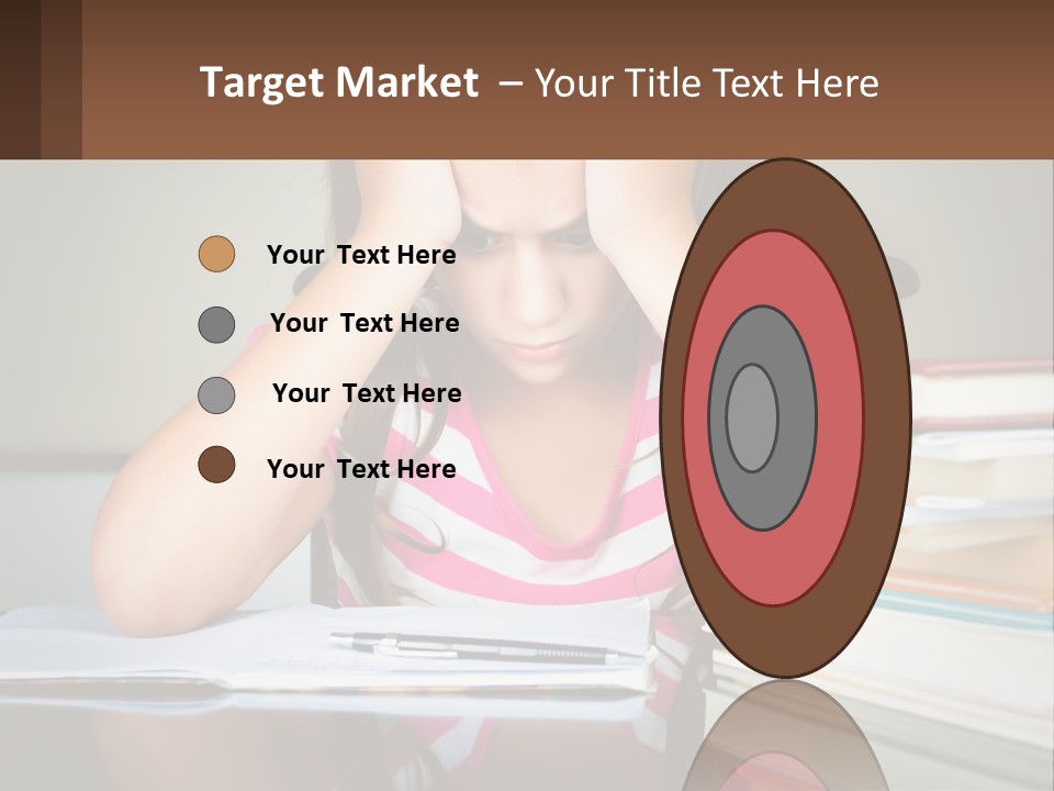 Daughter Portrait Senior PowerPoint Template