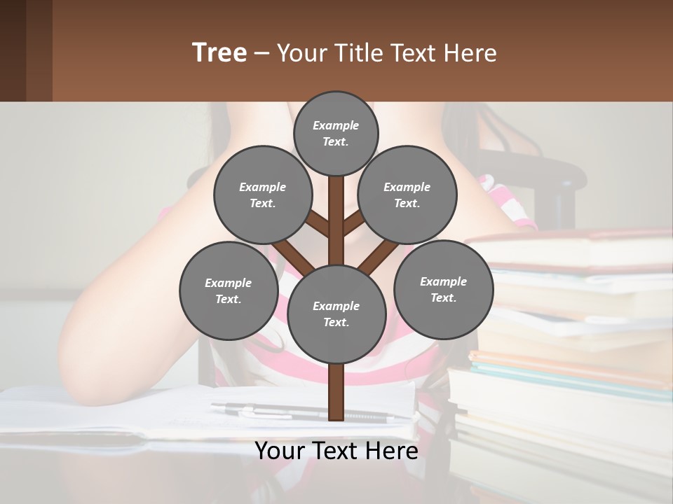 Daughter Portrait Senior PowerPoint Template