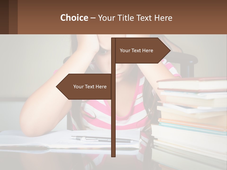 Daughter Portrait Senior PowerPoint Template