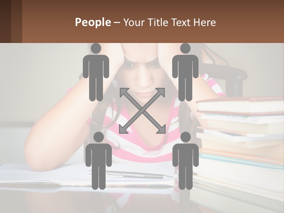 Daughter Portrait Senior PowerPoint Template