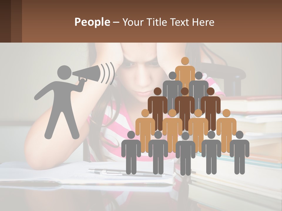 Daughter Portrait Senior PowerPoint Template