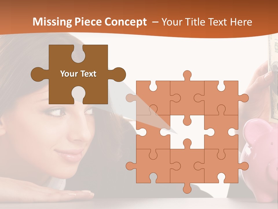 Single Mother Older PowerPoint Template