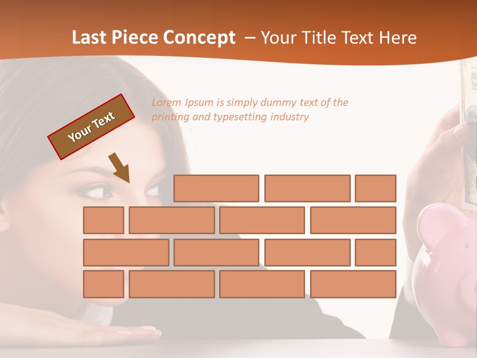 Single Mother Older PowerPoint Template