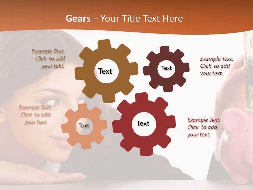 Single Mother Older PowerPoint Template