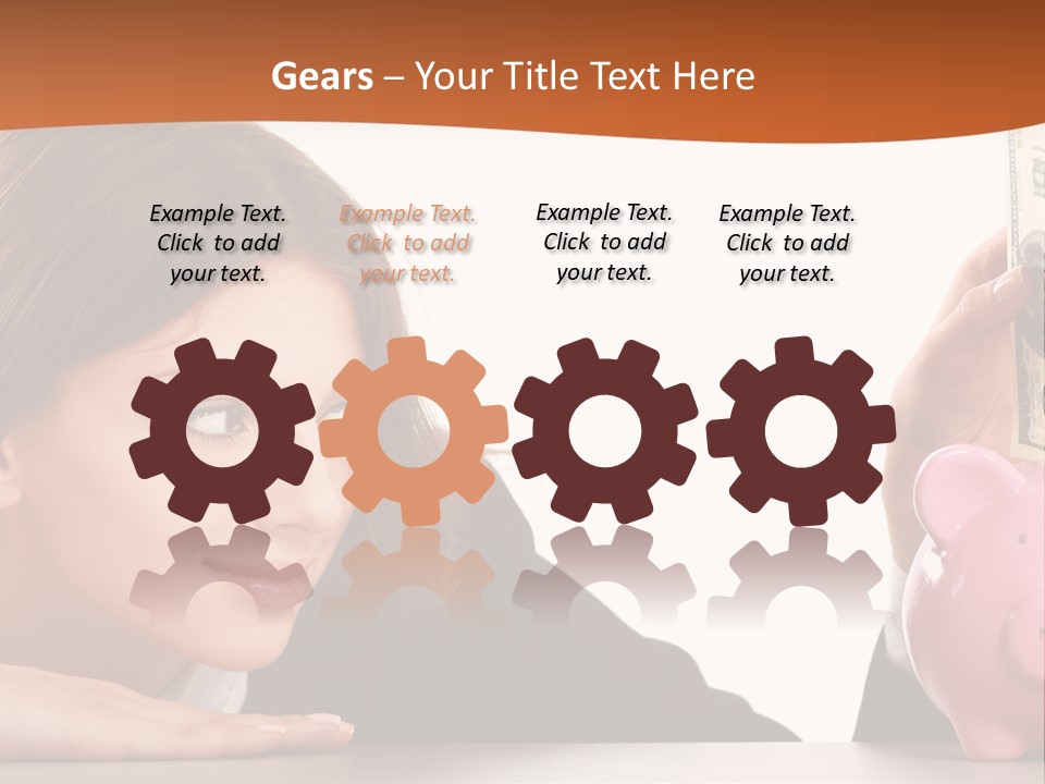 Single Mother Older PowerPoint Template