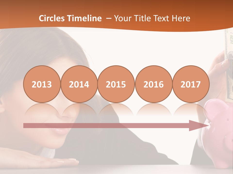 Single Mother Older PowerPoint Template