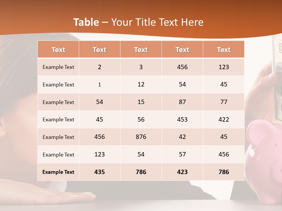 Single Mother Older PowerPoint Template
