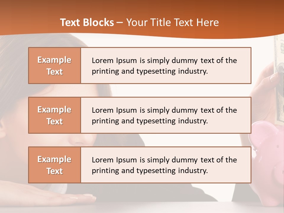 Single Mother Older PowerPoint Template