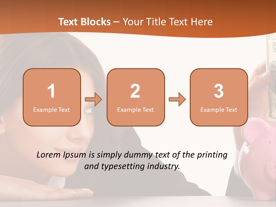 Single Mother Older PowerPoint Template