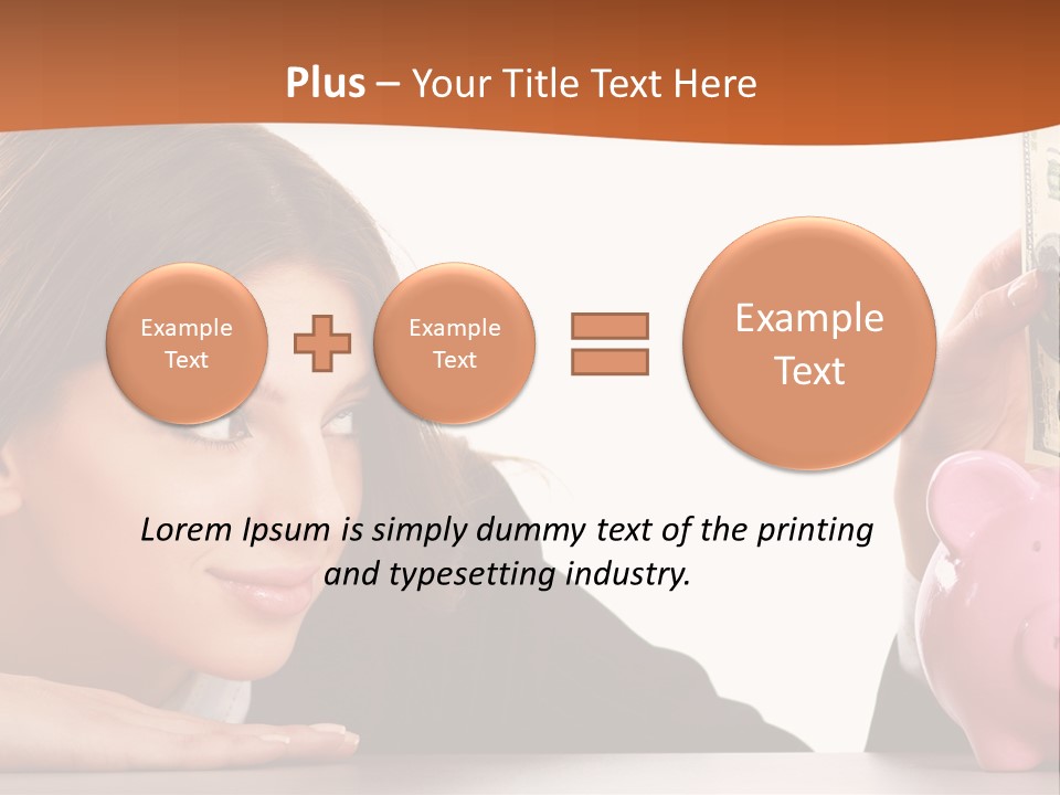 Single Mother Older PowerPoint Template