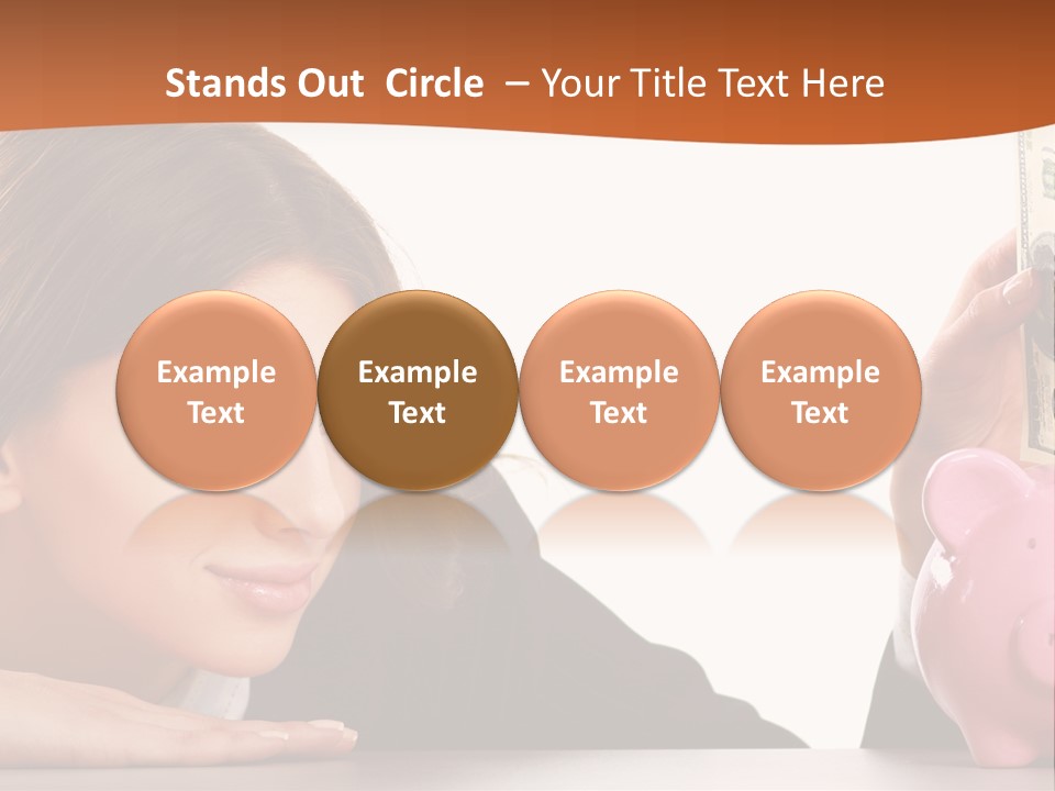 Single Mother Older PowerPoint Template