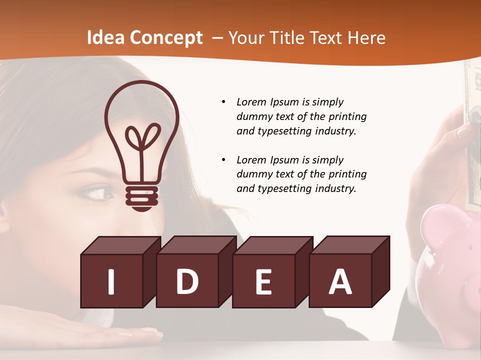 Single Mother Older PowerPoint Template