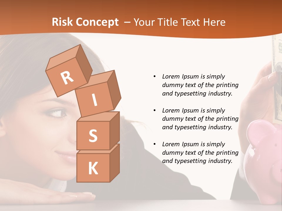 Single Mother Older PowerPoint Template