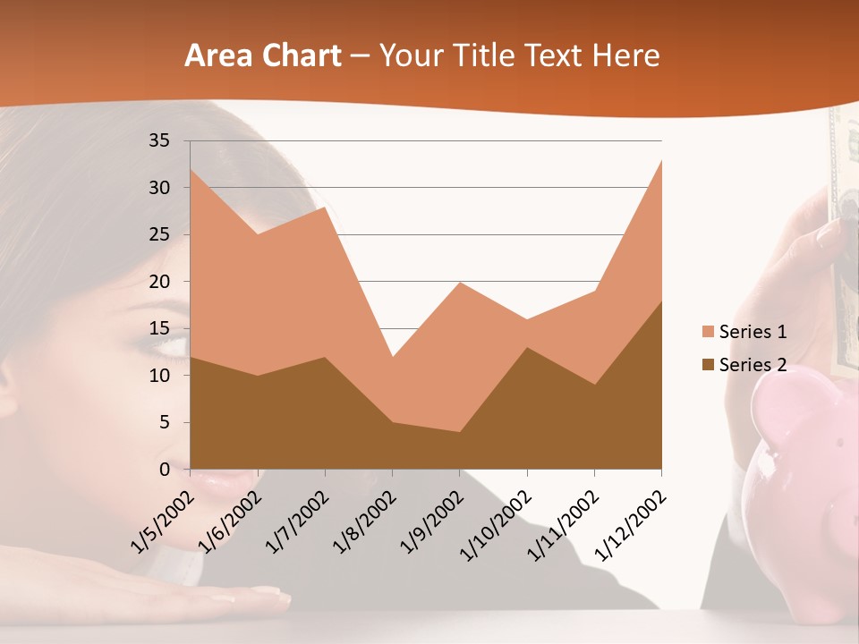 Single Mother Older PowerPoint Template