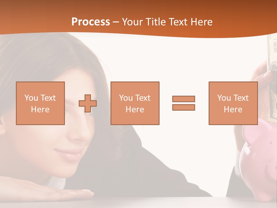 Single Mother Older PowerPoint Template