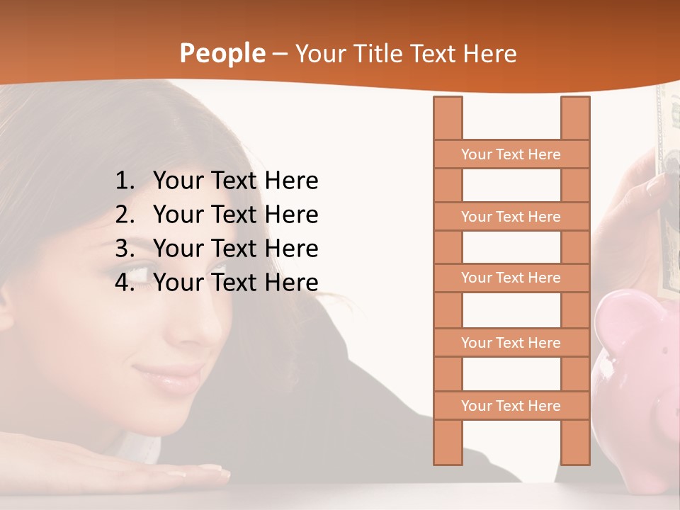 Single Mother Older PowerPoint Template