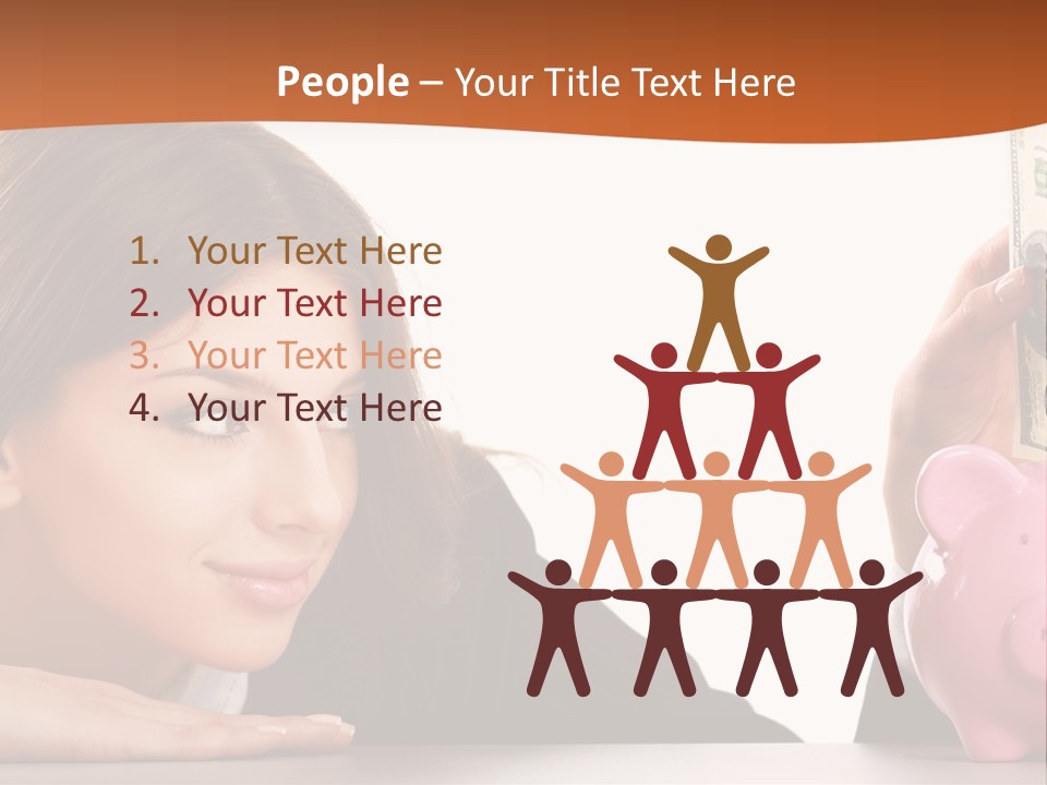 Single Mother Older PowerPoint Template