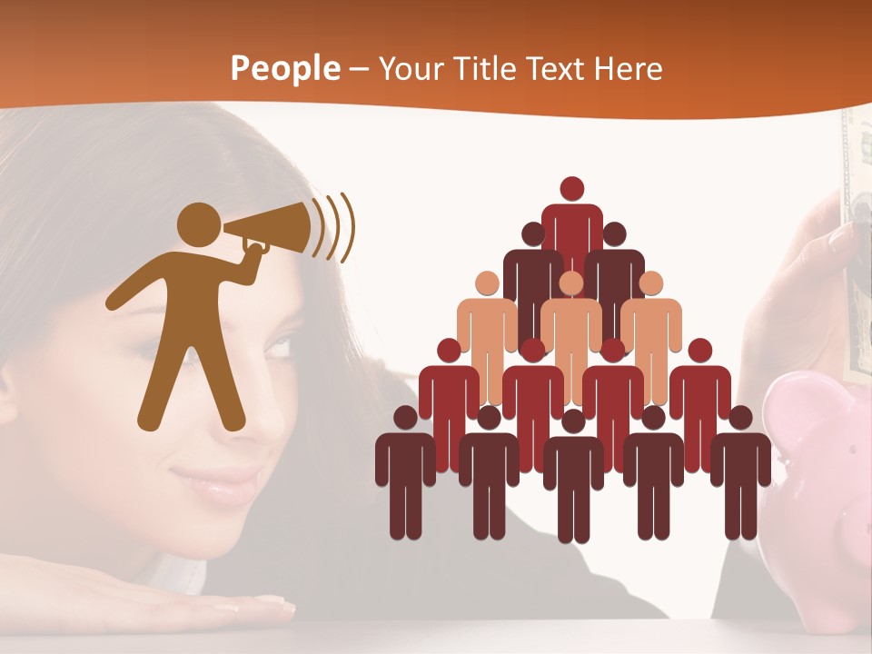 Single Mother Older PowerPoint Template