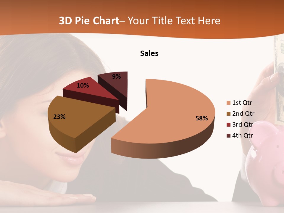 Single Mother Older PowerPoint Template