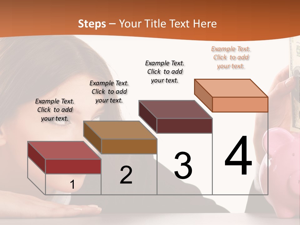 Single Mother Older PowerPoint Template