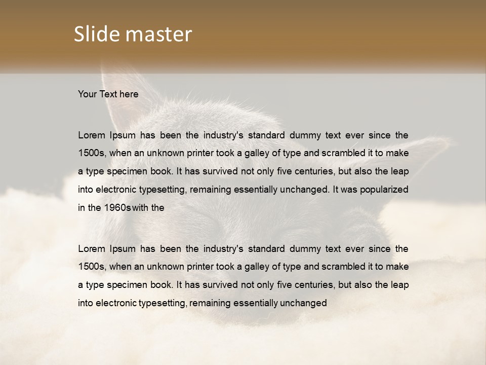 Sand Pensioner Sad PowerPoint Template