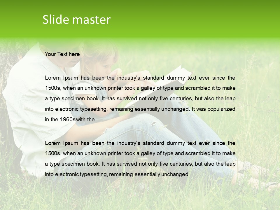 Life Portrait Single PowerPoint Template