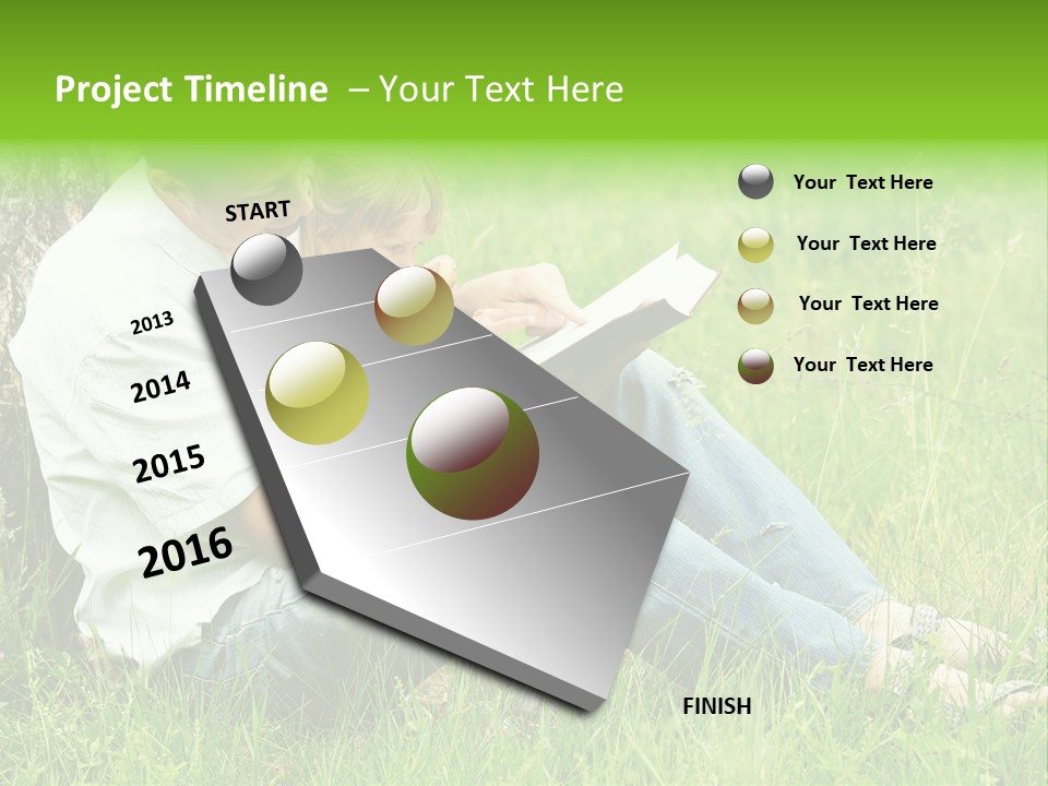 Life Portrait Single PowerPoint Template