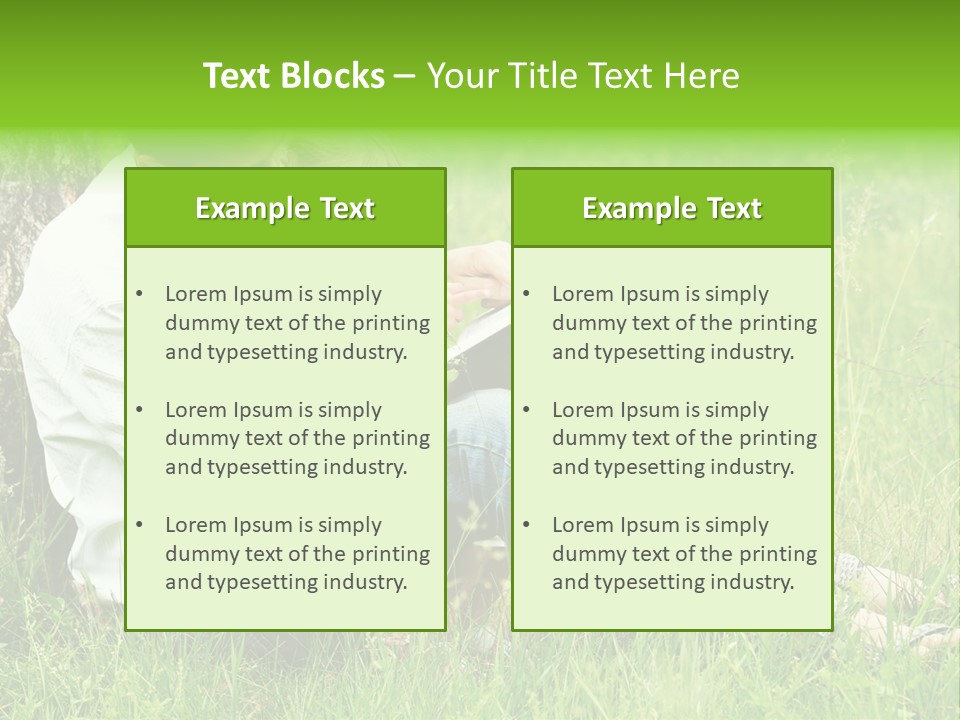 Life Portrait Single PowerPoint Template